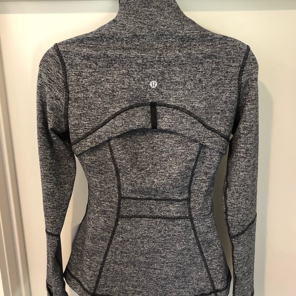 LULULEMON DEFINE JACKET HEATHERED BLACK SIZE 6 (AU 10) - Picture 8 of 12